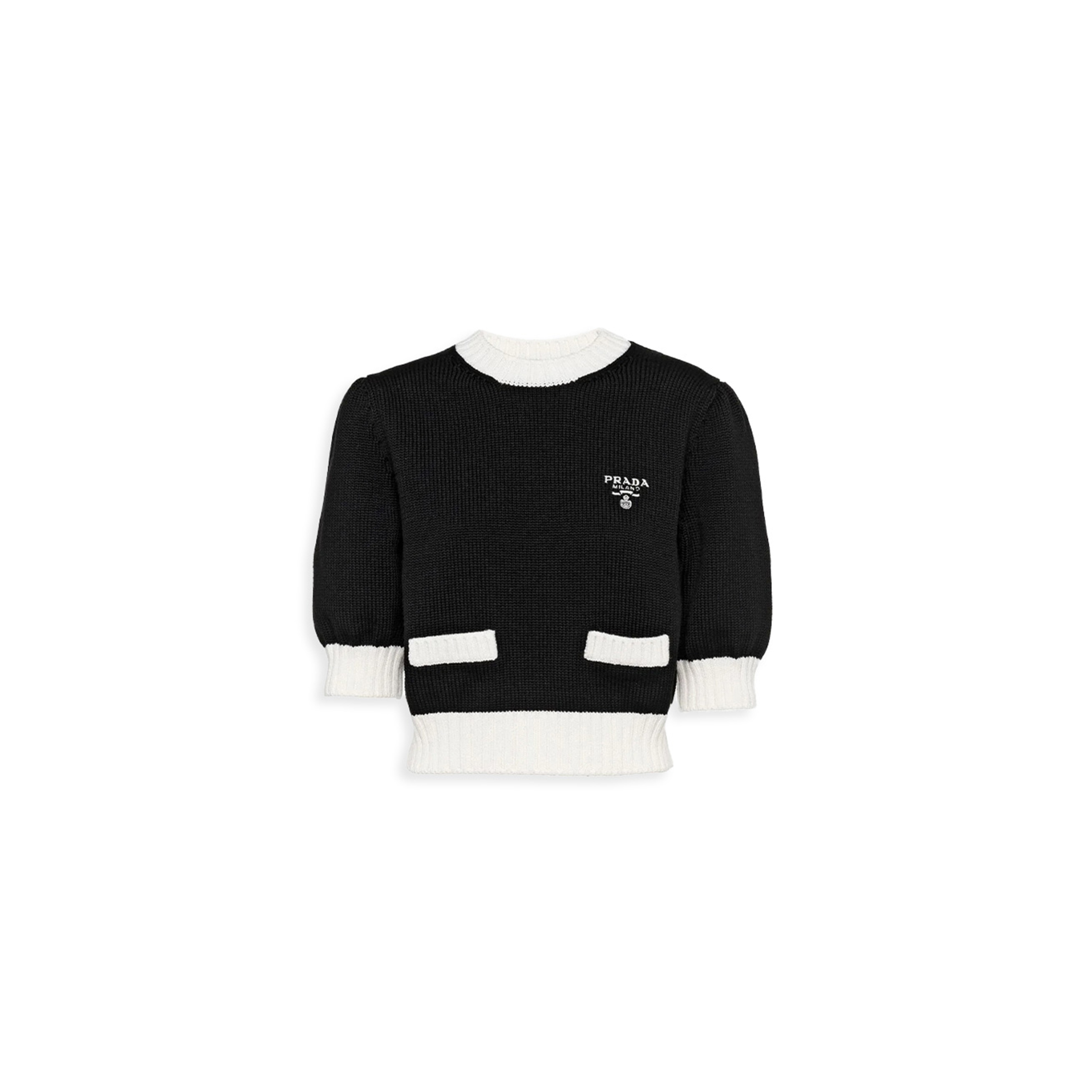 PRADA COTTON CREW-NECK SWEATER P24I1R